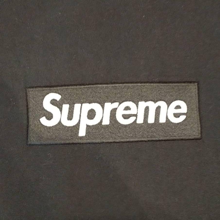 トップス supreme Box Logo crew neck black