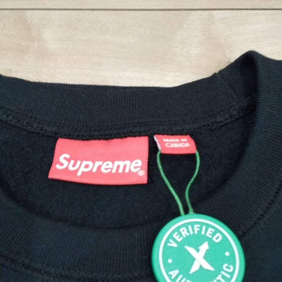 トップス supreme Box Logo crew neck black