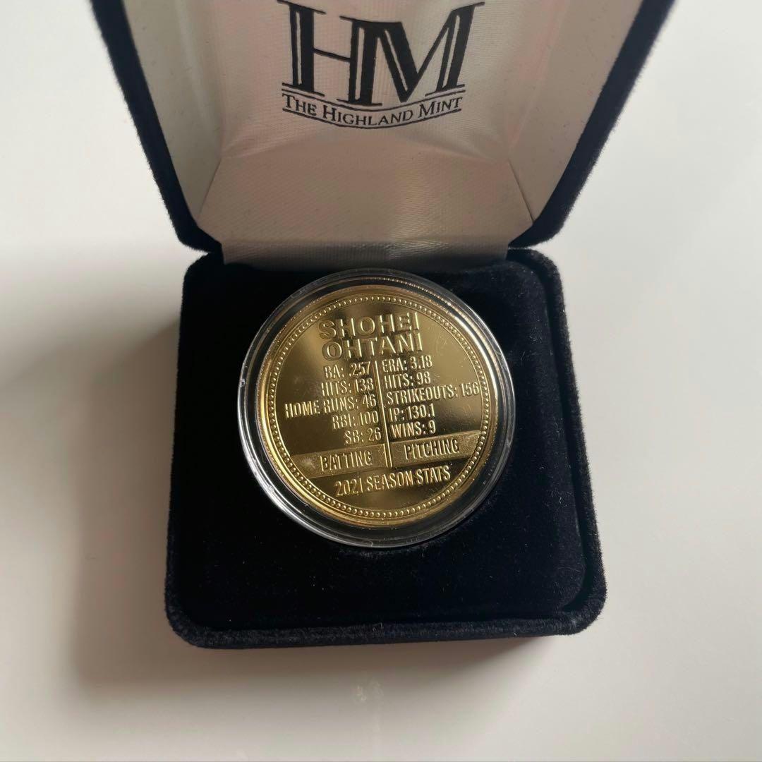 【マスオ様専用出品】大谷翔平2021年 AL MVP 獲得記念 ゴールドコイン 【マスオ様専用出品】大谷翔平2021年 AL MVP 獲得記念 ゴールドコイン