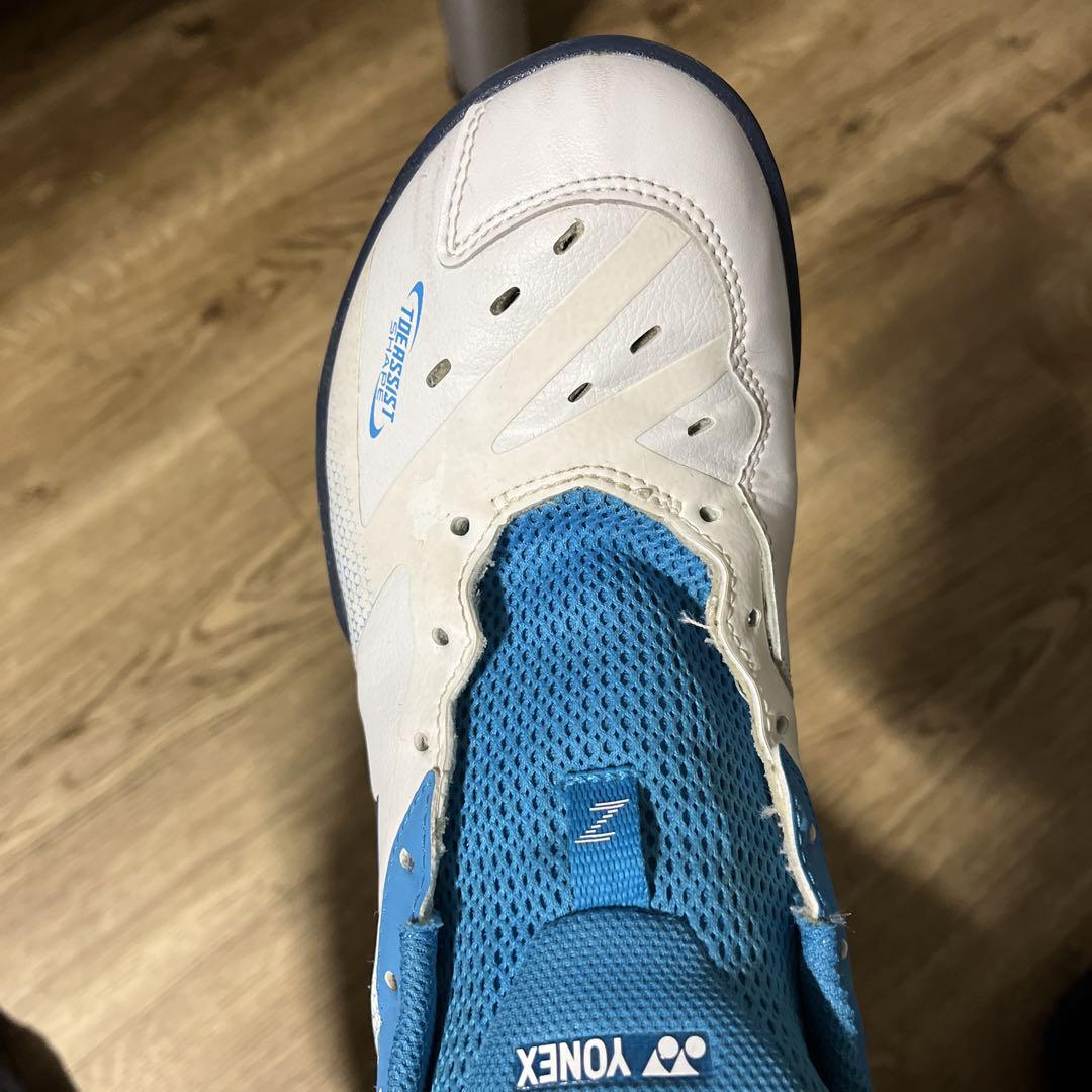 YONEX バドミントンシューズ SHB-Z2 白/青