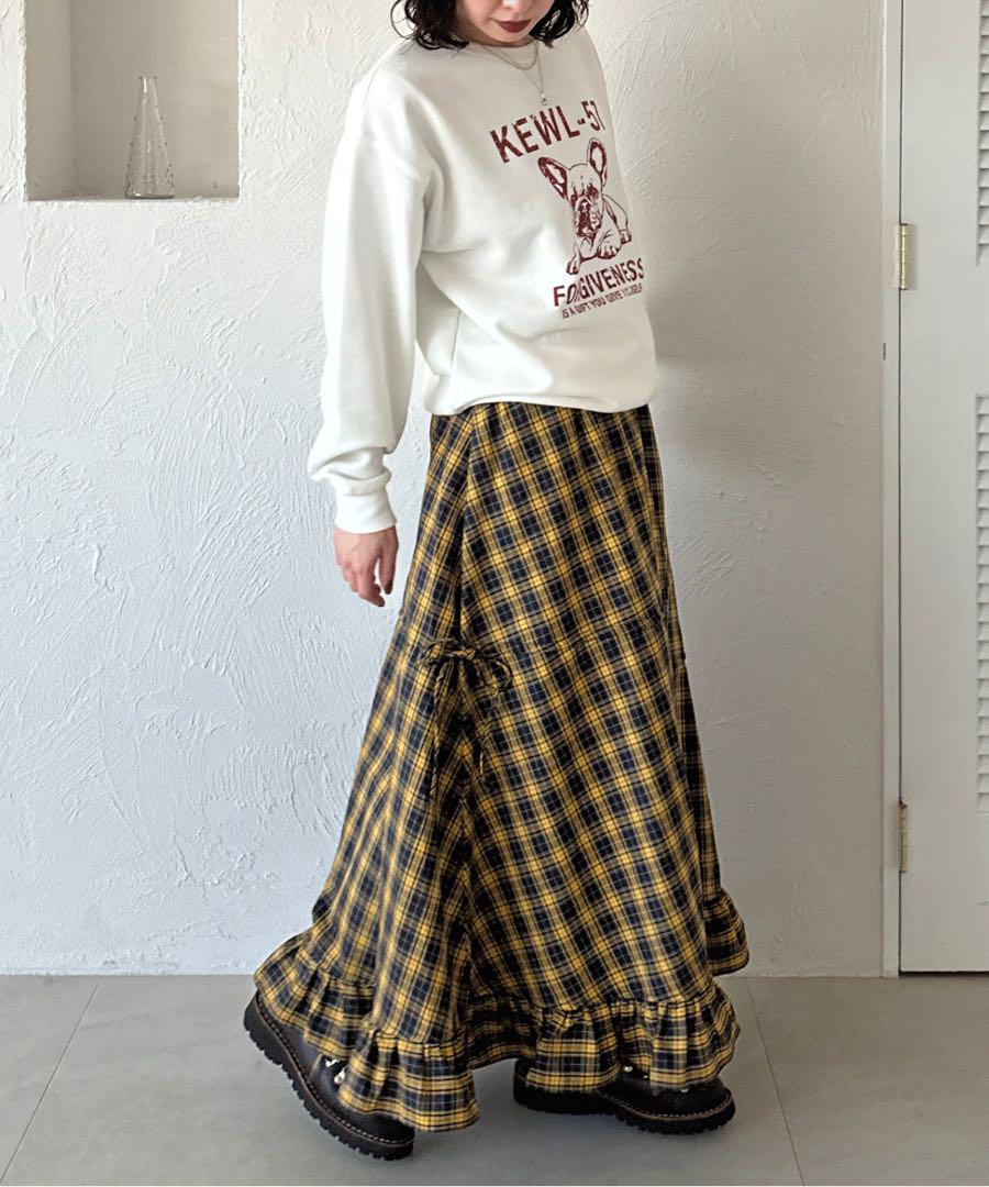 kutir 【2サイズ展開】アソートダブルリボンフリルスカート