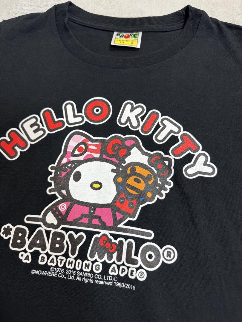 A BATHING APE x HELLO KITTY 日本製 コラボ Tシャツ