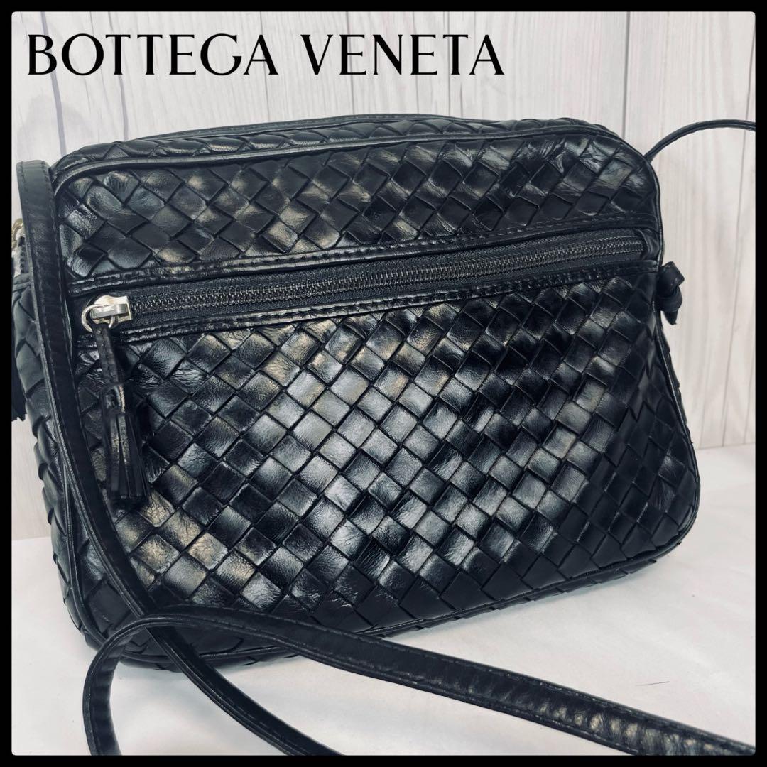 ◆ 美品 ◆ BOTTEGAVENETA ボッテガヴェネタ ショルダーバッグ 黒