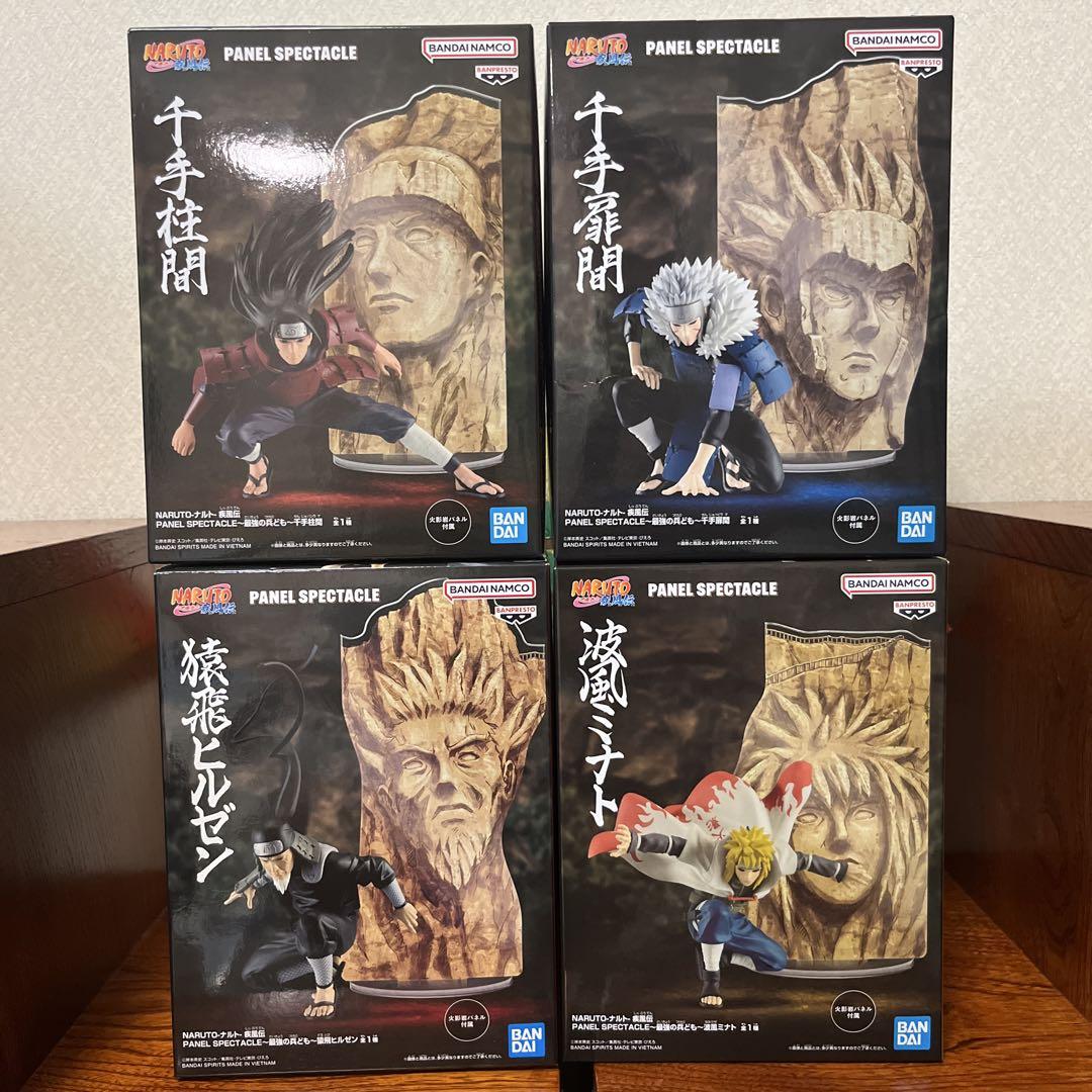 NARUTO-ナルト- 疾風伝 PANEL SPECTACLE 火影4体セット - メルカリ