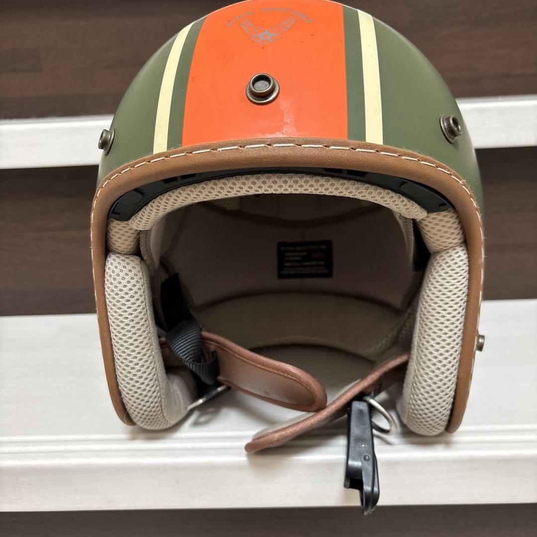 ALPHA INDUSTRIES ジェットヘルメット ALPHA INDUSTRIES ジェットヘルメット オリーブグリーン - メルカリ