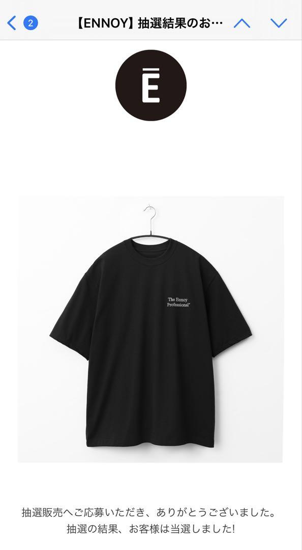 トップス ENNOY PROFESSIONAL S/S T-SHIRT (BLACK) THE ENNOY PROFESSIONAL T-SHIRT L POLYESTER Black STYLIST