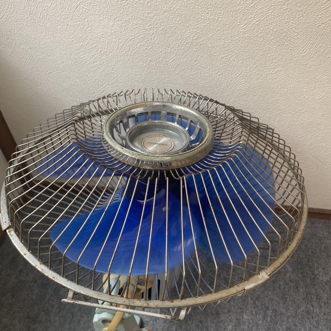 東芝レトロ扇風機　W-30DD 壁掛け