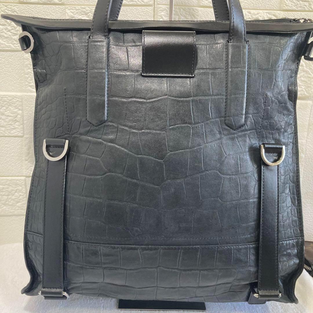 美品　JIMMY CHOO ハンドバッグ　トートバッグ　クロコ