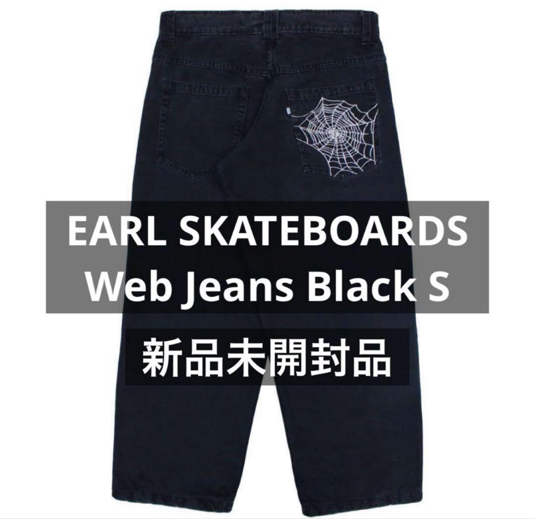 EARL skateboards Web Jeans black サイズM EARL Skateboard web jeans 'black'