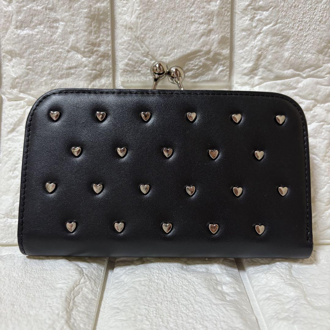 ♡épine 2つ折り財布 ブラック♡