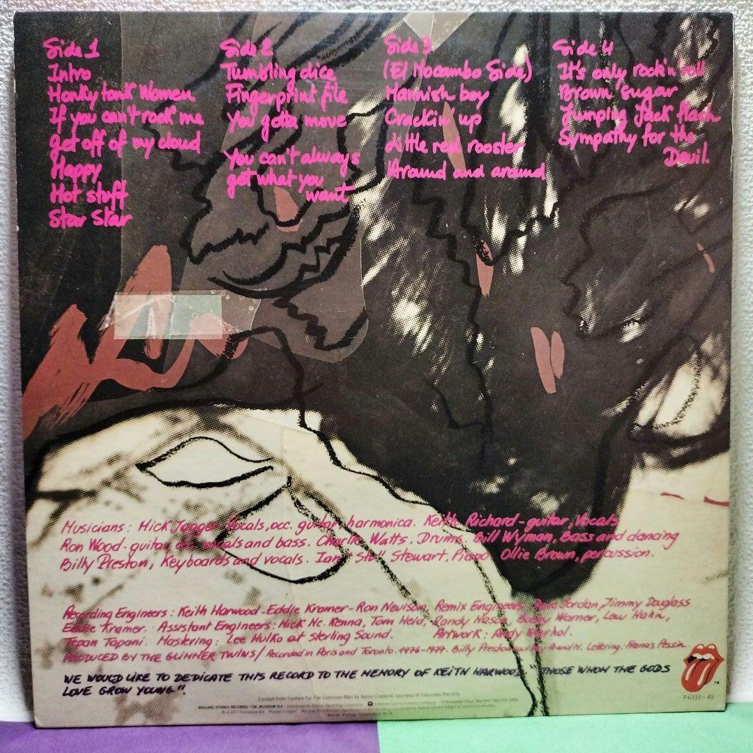『ＬＯＶＥ ＹＯＵ ＬＩＶＥ／ＴＨＥ ＲＯＬＬＩ…』帯付・２枚組見本盤【中古ＬＰ LOVE YOU LIVE／THE ROLLI…』帯付・2枚組