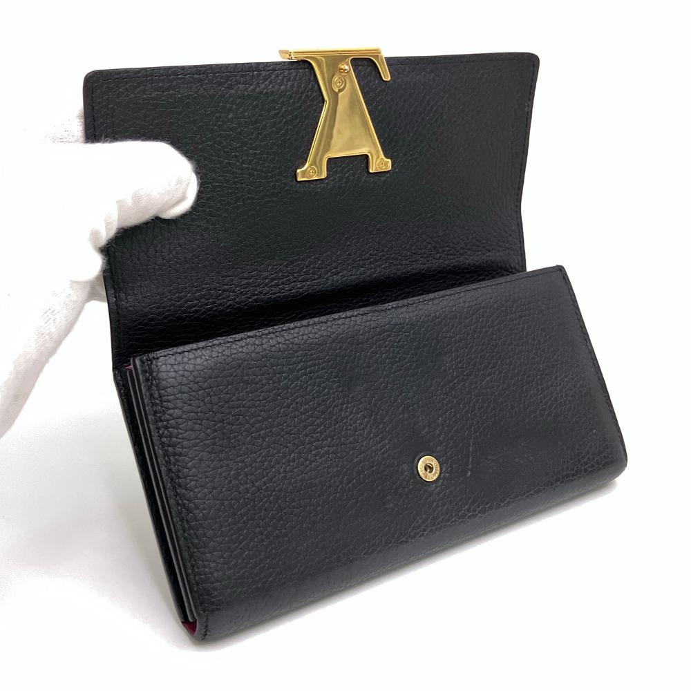 日本初の 108 ルイヴィトン 黒 ノワール カプシーヌ ポルトフォイユ LV ❣ 小物