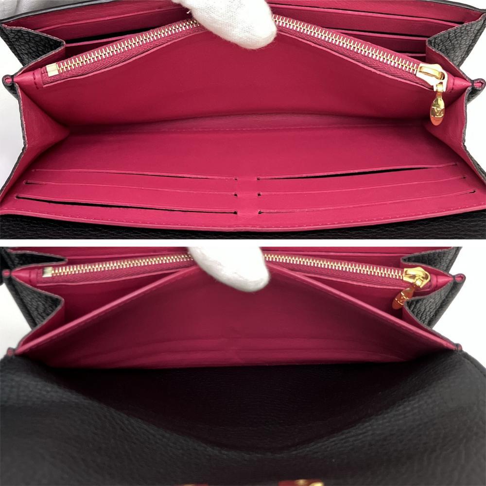108 ルイヴィトン ❣ LV ポルトフォイユ カプシーヌ ノワール 黒 長財布