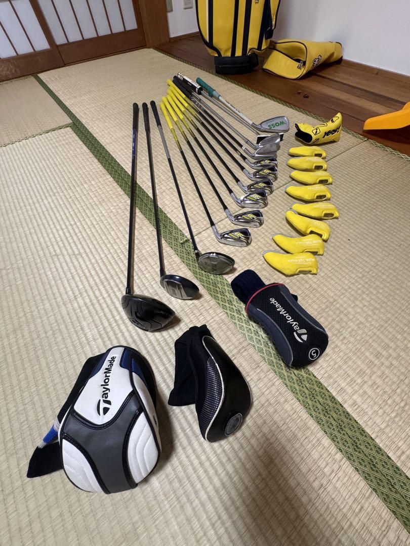 ゴルフバッグセット イエロー