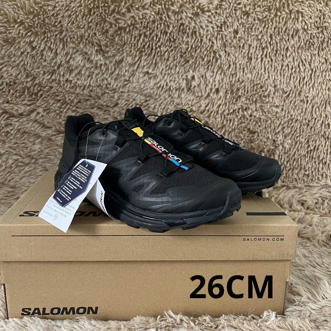 【新品未使用】Salomon XT-6 Advanced 黒 26cm