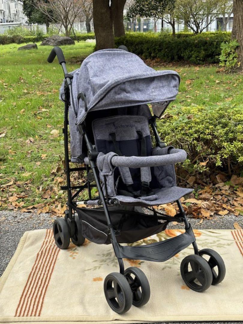 KinderwagonキンダーワゴンDUOシティHOP 二人乗り用ベビーカー