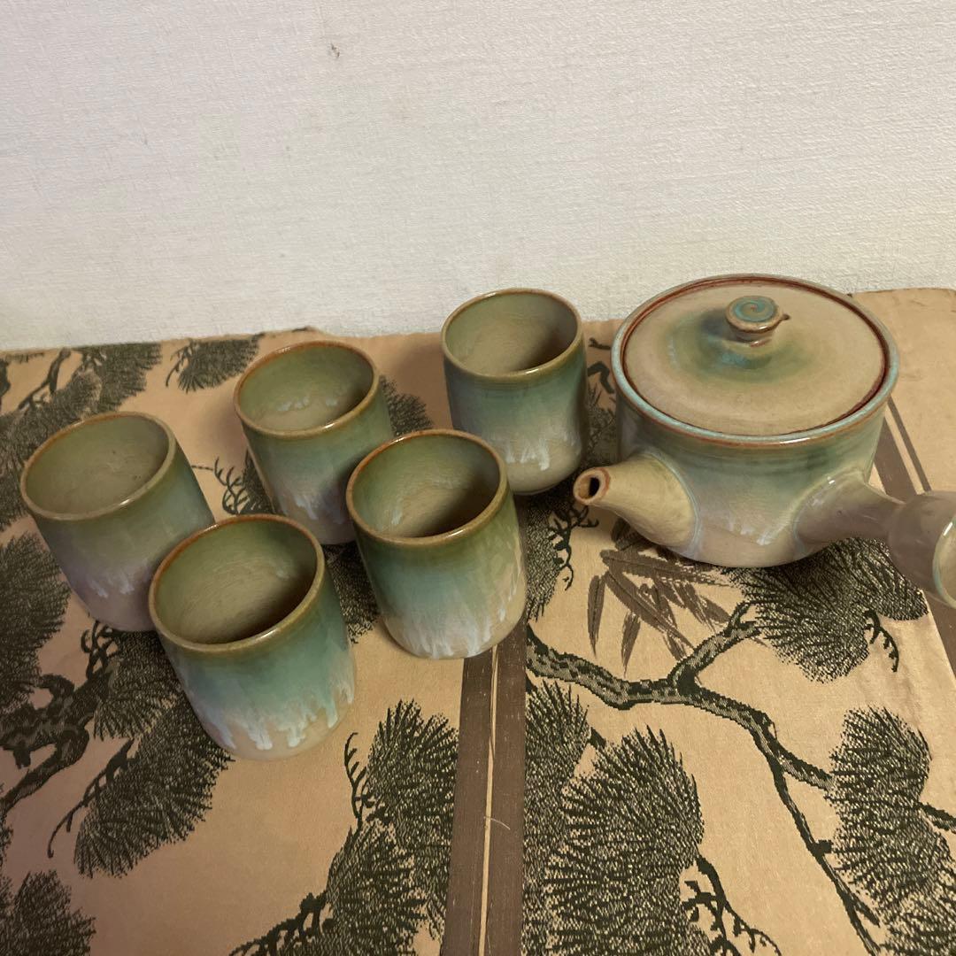 古典 上野焼 急須湯呑みセット
