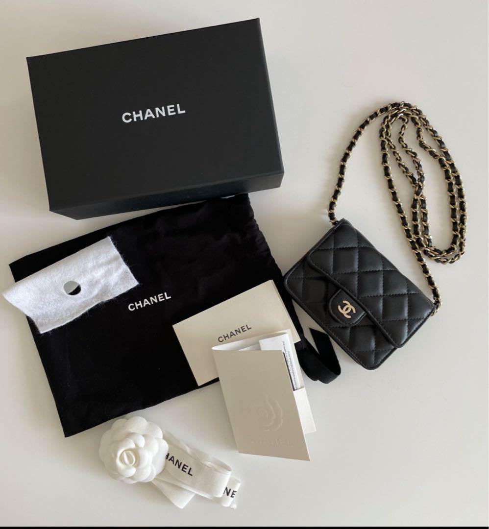 CHANEL シャネル ミニ マトラッセ ミニポーチネックレス 楽天市場】【新品】 シャネル ミニポーチ カードポケット付き
