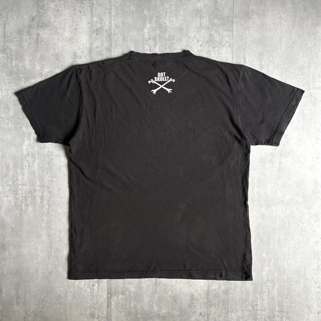 【00s vintage】Tシャツ　スカル　ボーン　y2k お兄系　古着
