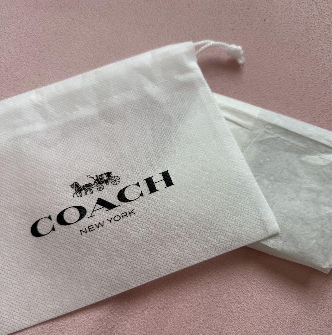 【美品】COACH コーチ バイフォルド カードケース 名刺入れ カーフレザー