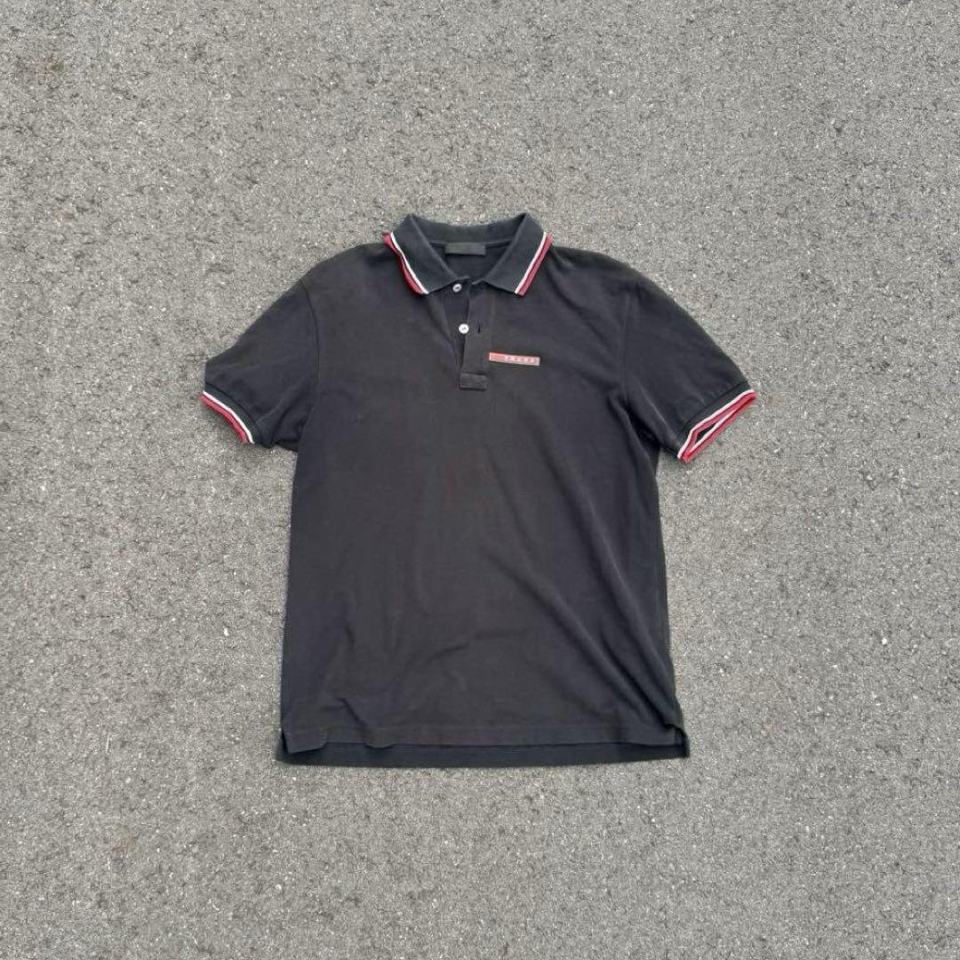 00s PRADA Sport Logo Polo Shirt – Size M