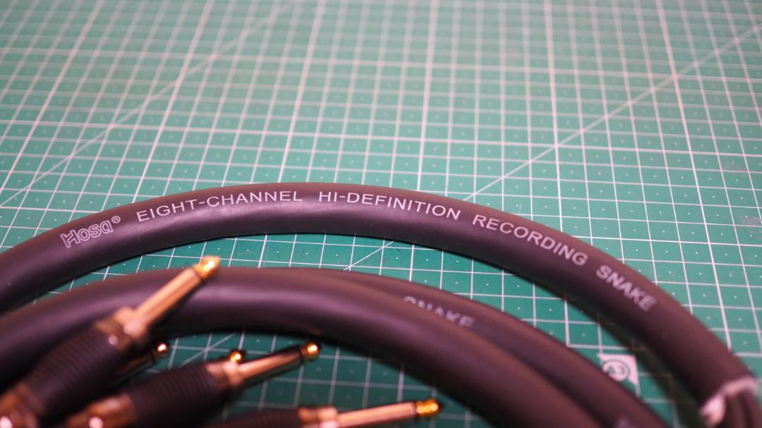 HOSA 8ch フォン-フォン スネークケーブル 3m 2本セット