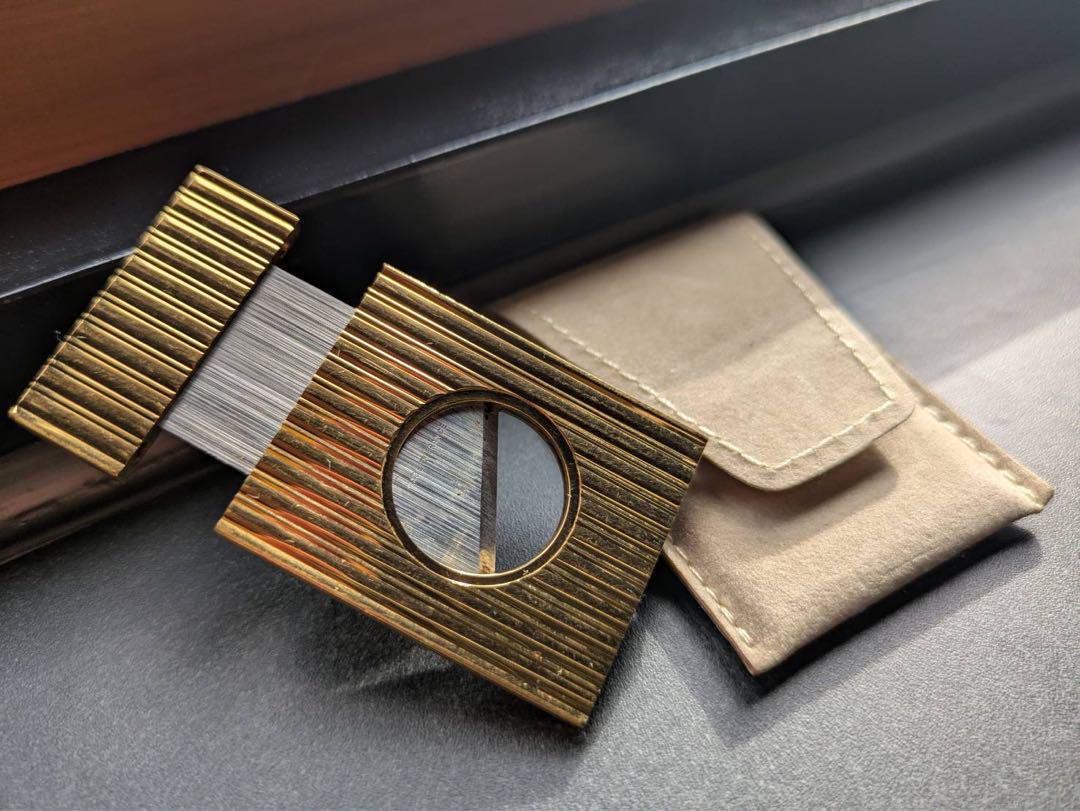 S.T. Dupont gold-plated cigar cutter