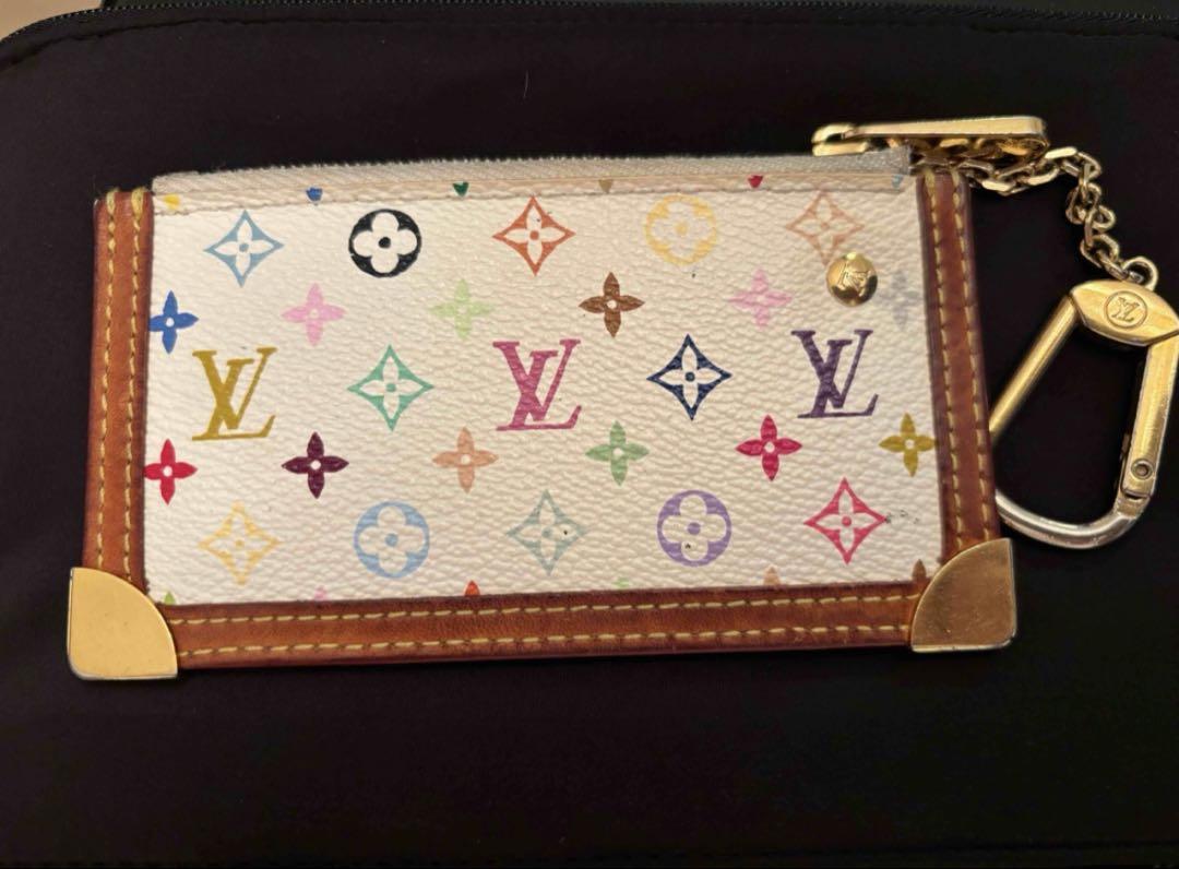 Louis Vuitton 白マルチカラーキーケース