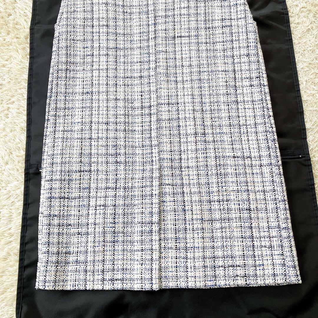 美品✨23SS セオリーリュクス Crevon Inger ツイード ワンピース