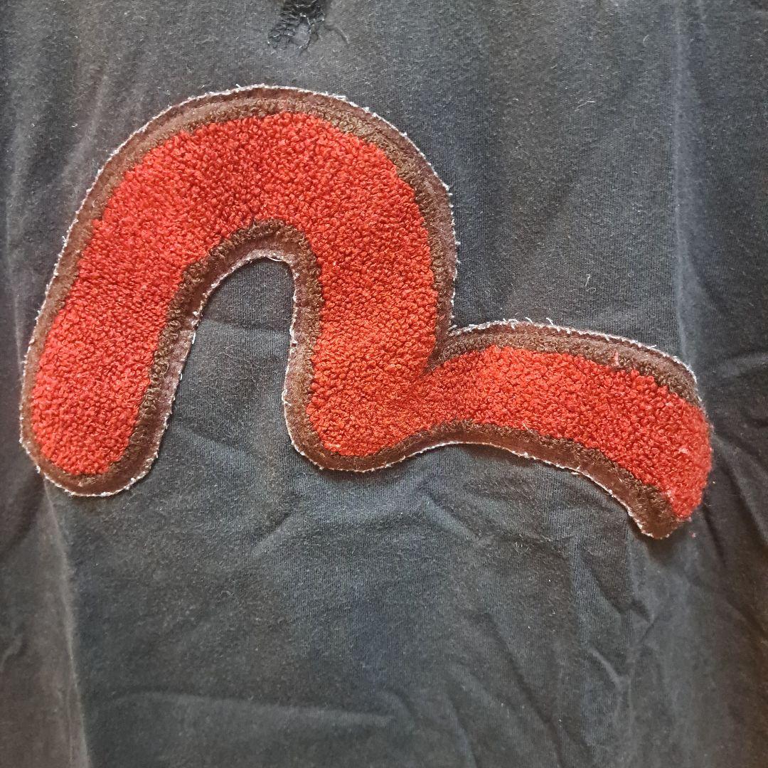 Evisu★エヴィス ロゴ もこもこカモメワッペン 刺繍入り 半袖T