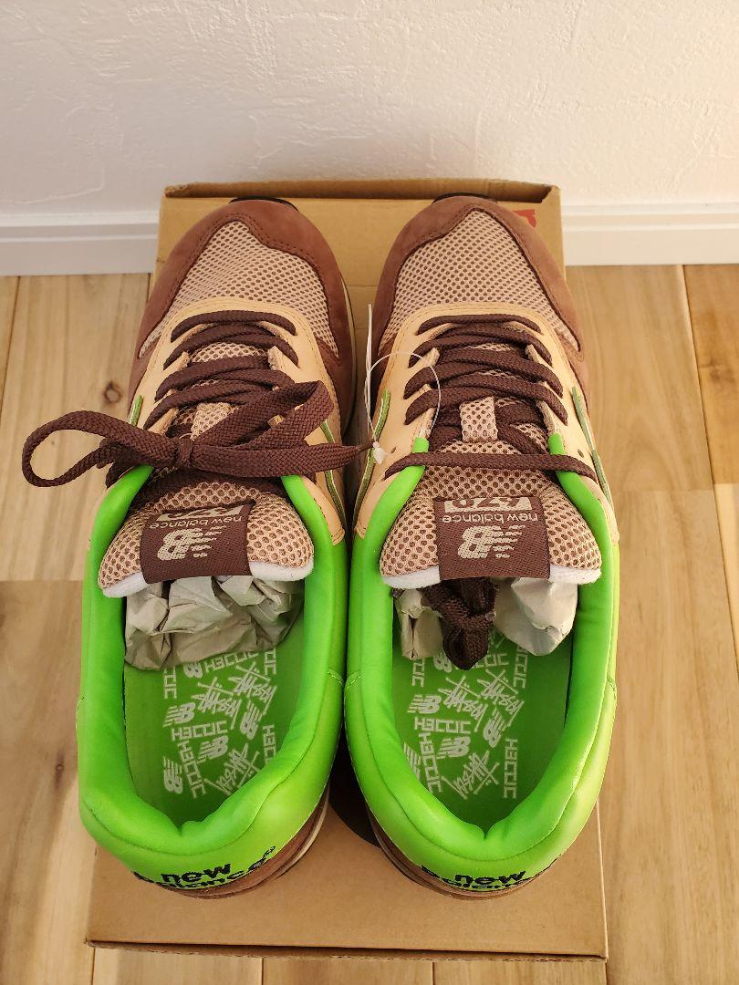 New Balance 670 ブラウン/グリーン ヘクティク×STUSSY