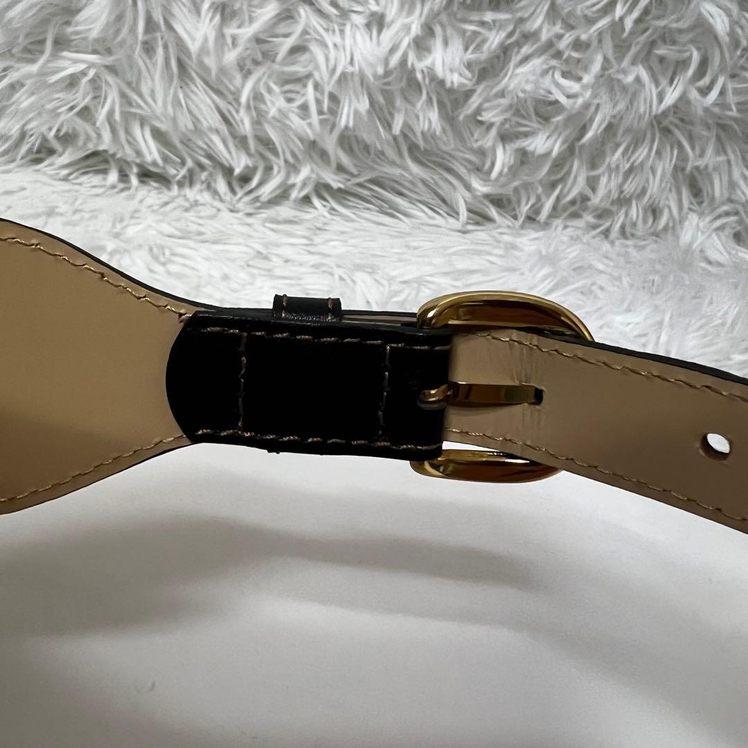 美品✨アナイ ANAYI レザーベルト 黒 美品✨アナイ ANAYI レザーベルト 黒