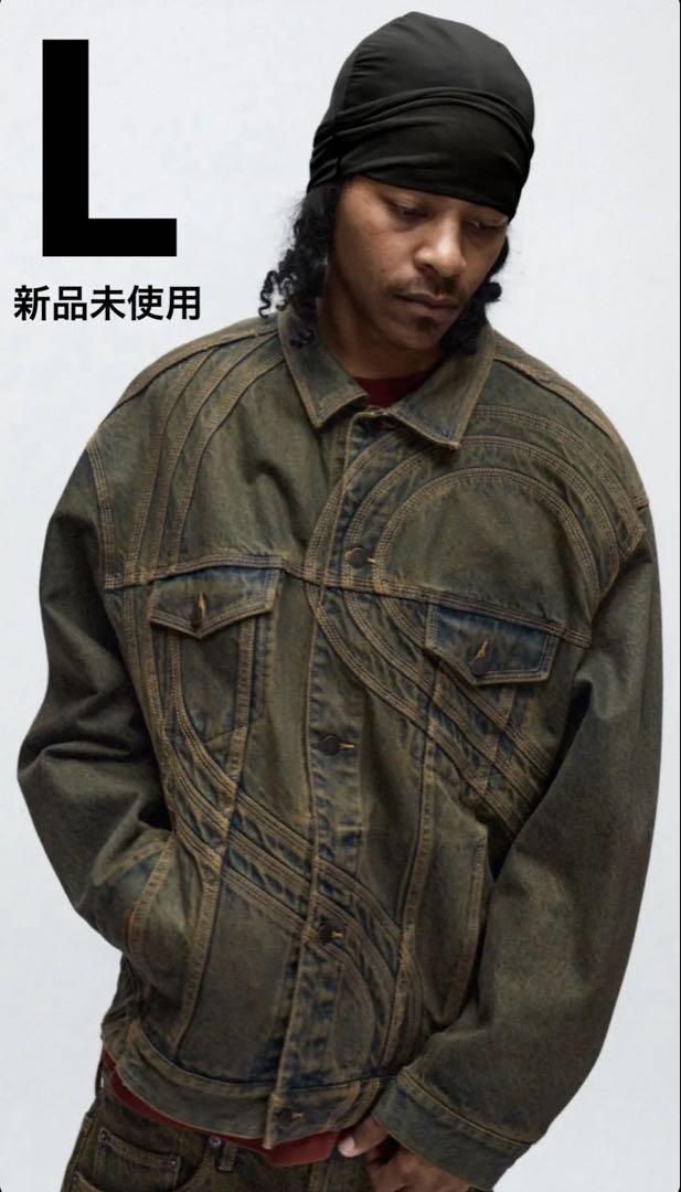 Supreme S Logo Denim Trucker Jacket L Supreme S Logo Denim Trucker Jacket L