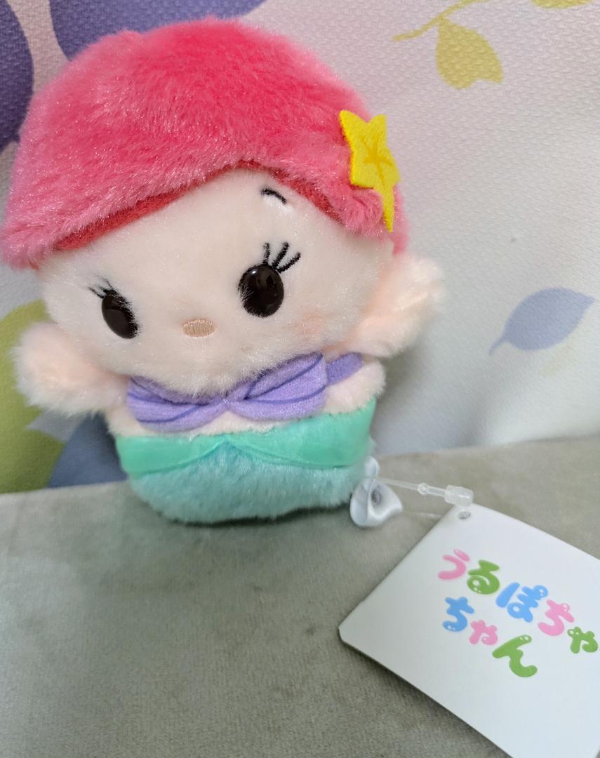 Disney うるぽちゃちゃん リトルマーメイド ぬいぐるみ 3点