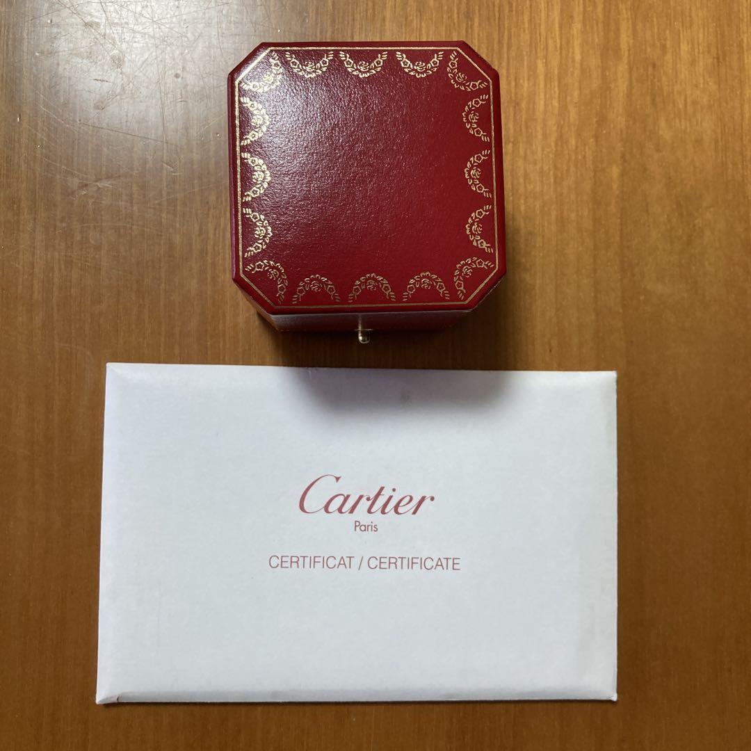 カルティエ スリーカラーゴールド モノストーン ボンボンリング