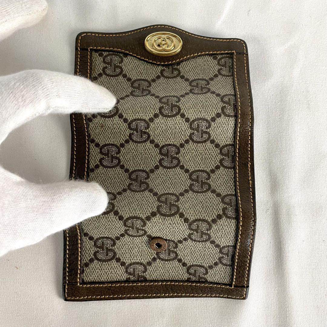 ✨美品✨ GUCCI グッチ キーケース 6連 GG柄 三つ折り キャンバス