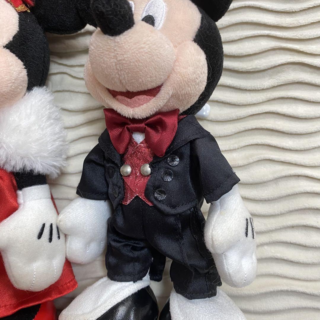 ミッキー ミニー ビッグバンドビート BBB ぬいぐるみバッジ 2個セット