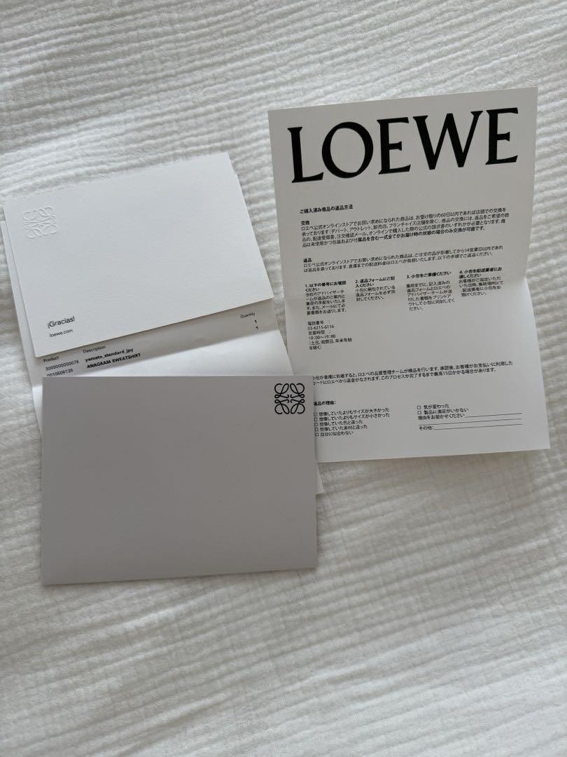 LOEWE★アナグラム刺繍クルーネックスウェット