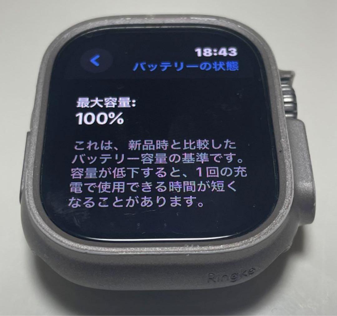 Apple Watch Ultra【第一世代】バッテリー容量99% Amazon | NEW ＜ 国内在庫 ＞ アップルウォッチ ウルトラ Ultra