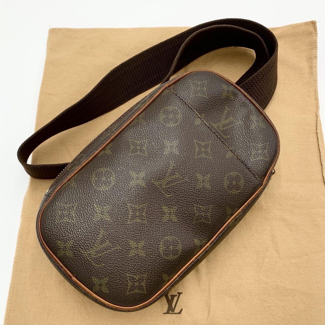 LOUIS VUITTON ポシェットガンジュ ボディバ ッグ ルイヴィトン ポシェット・ガンジュ ダミエ SPオーダー ボディバッグ