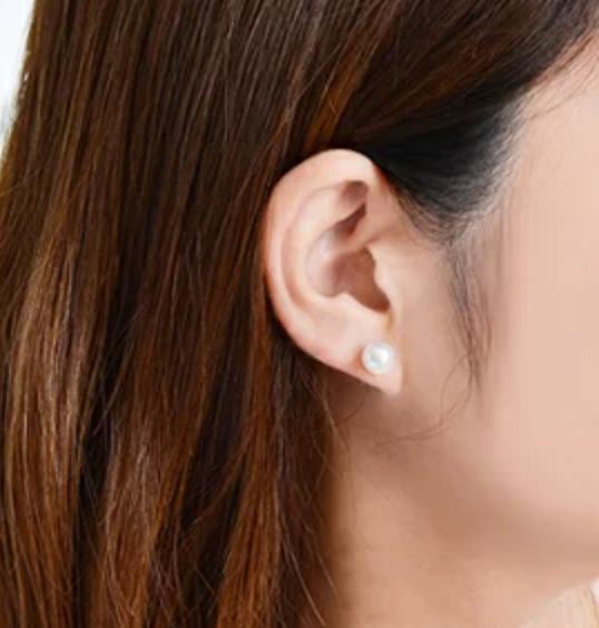 ナチュラルカラー × ホワイトピンク 7.5mm & 8mm ダブルパール