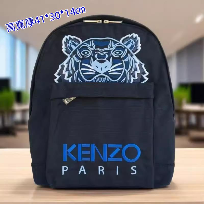KENZO トラ刺繍 ブラックリュック KENZO トラ刺繍 黒リュック - メルカリ