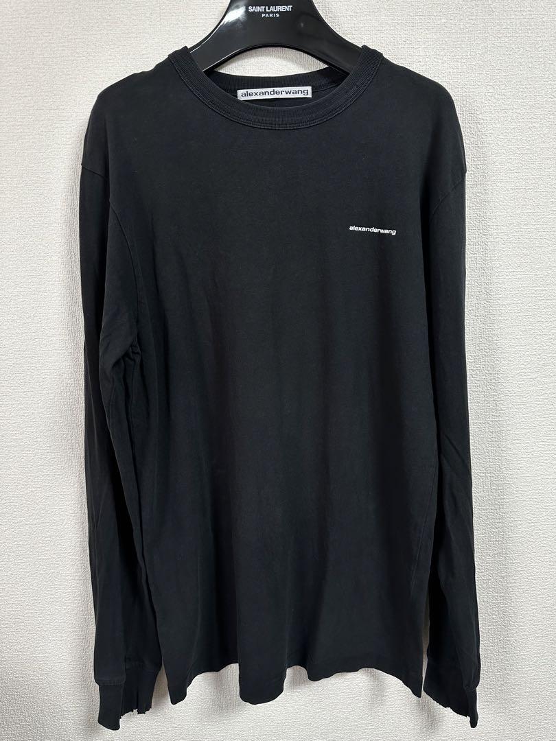 Alexander wang ロゴ ロングスリーブ Tシャツ S 登坂広臣着
