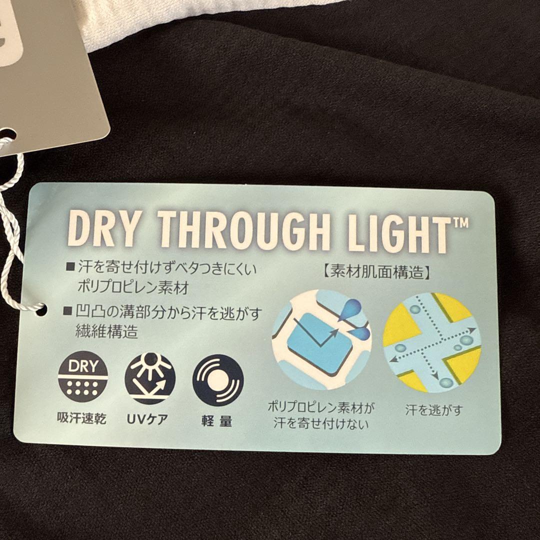 FOOTJOY DRY THROUGH LIGHT シャツ ブラック/ホワイト