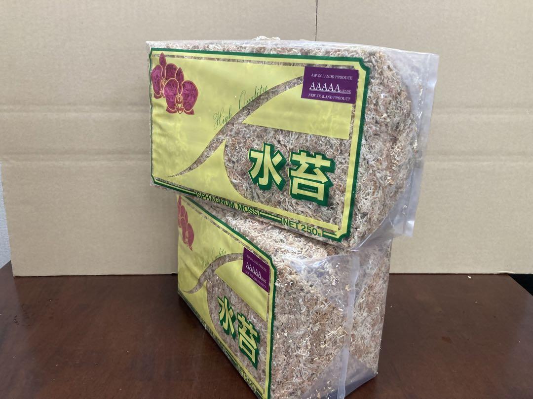 ニュージー産水苔ＡＡＡＡＡ250g２入り ニュージーランド産水苔 AAAAA250g2入