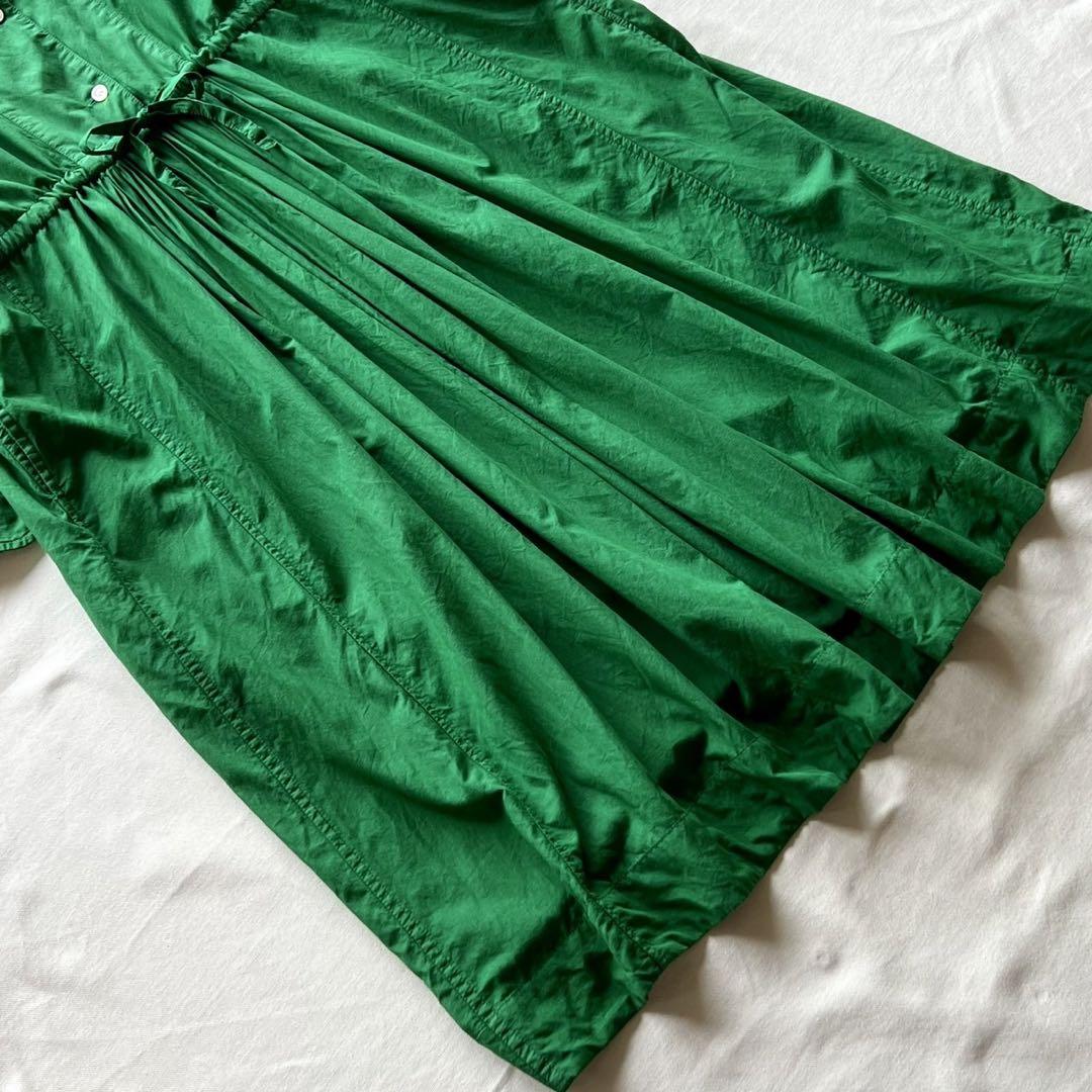 美品】TIGRE BROCANTE/ C/Siヨーク切替ギャザーワンピース