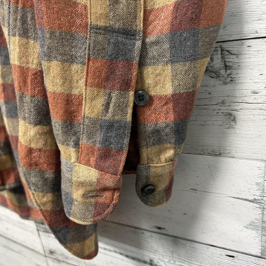 70s PENDLETON ペンドルトン ウールチェックシャツ 16 1/2