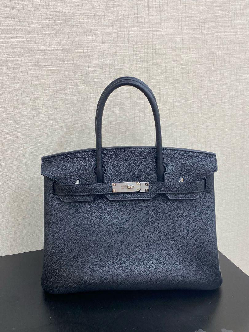 バーキン30 ブラック（黒） シルバー金具高価