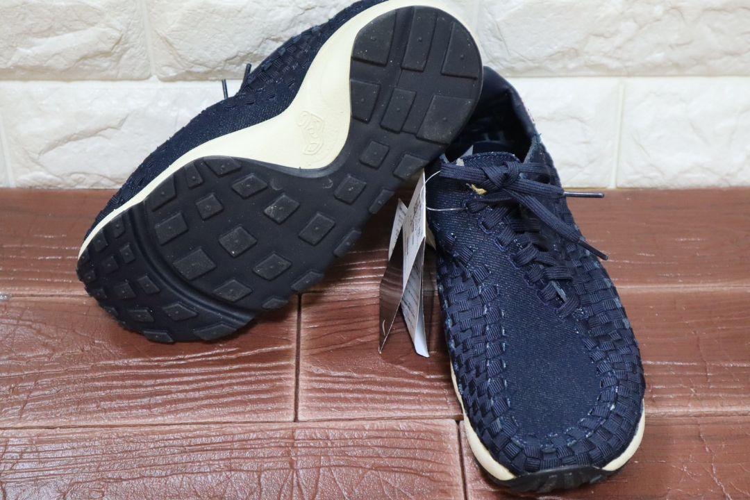新品 24㎝ NIKE ナイキ エア フットスケープ ウーブン デニム