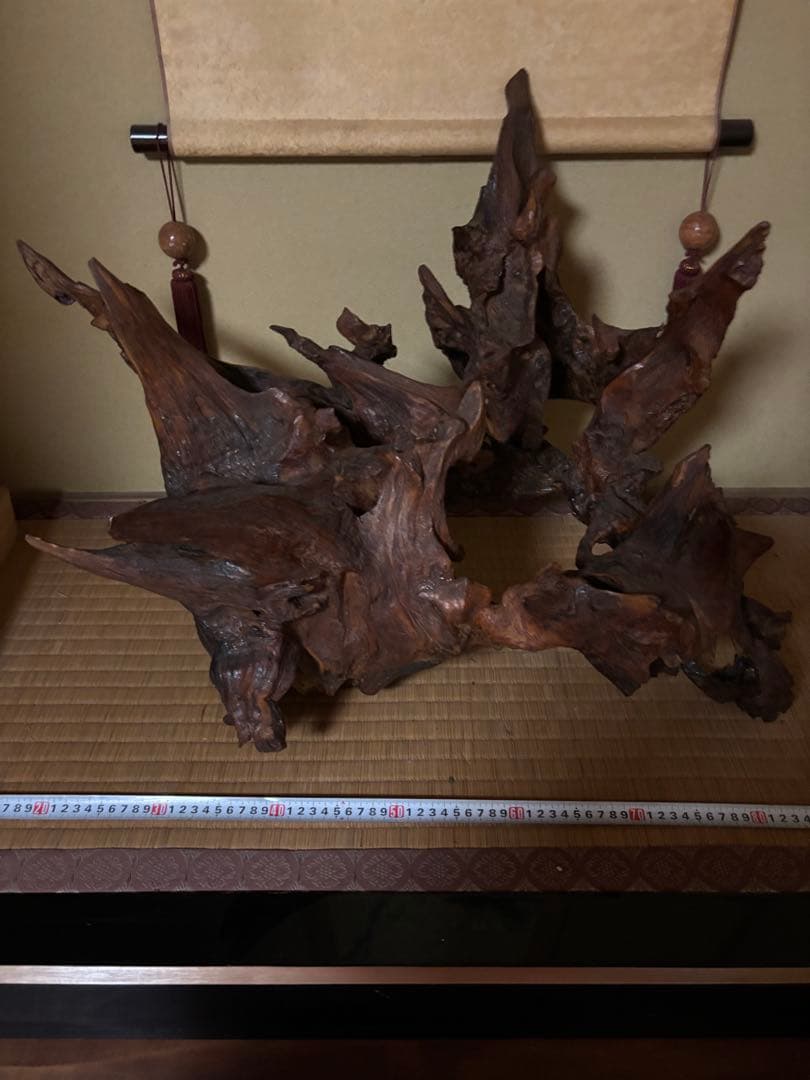 床の間飾り　インテリア装飾 自然な形状